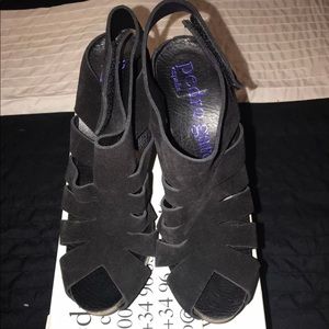 Pedro Garcia black heels size 40 (9.5)